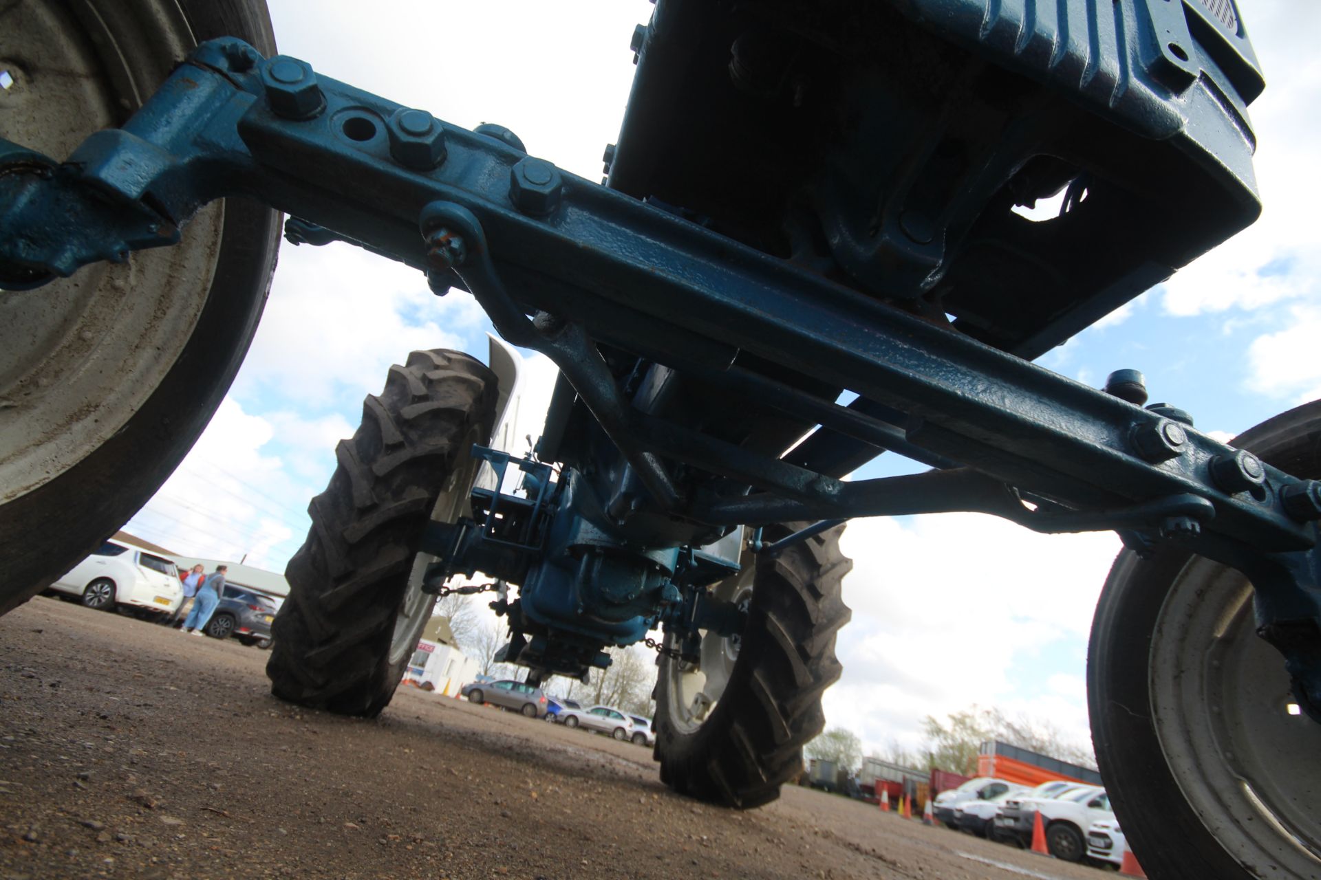 Fordson New Performance Super Major 2WD tractor. 12.4-36 rear wheels and tyres @ 99%. Key held. - Image 46 of 47