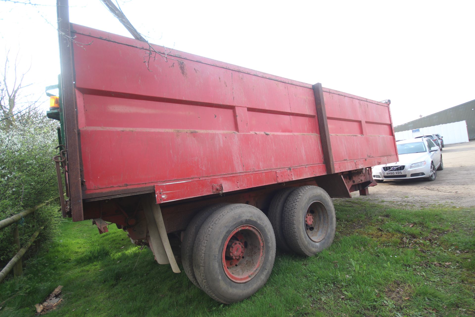 15T twin axle lorry conversion tipping trailer. V - Image 5 of 28