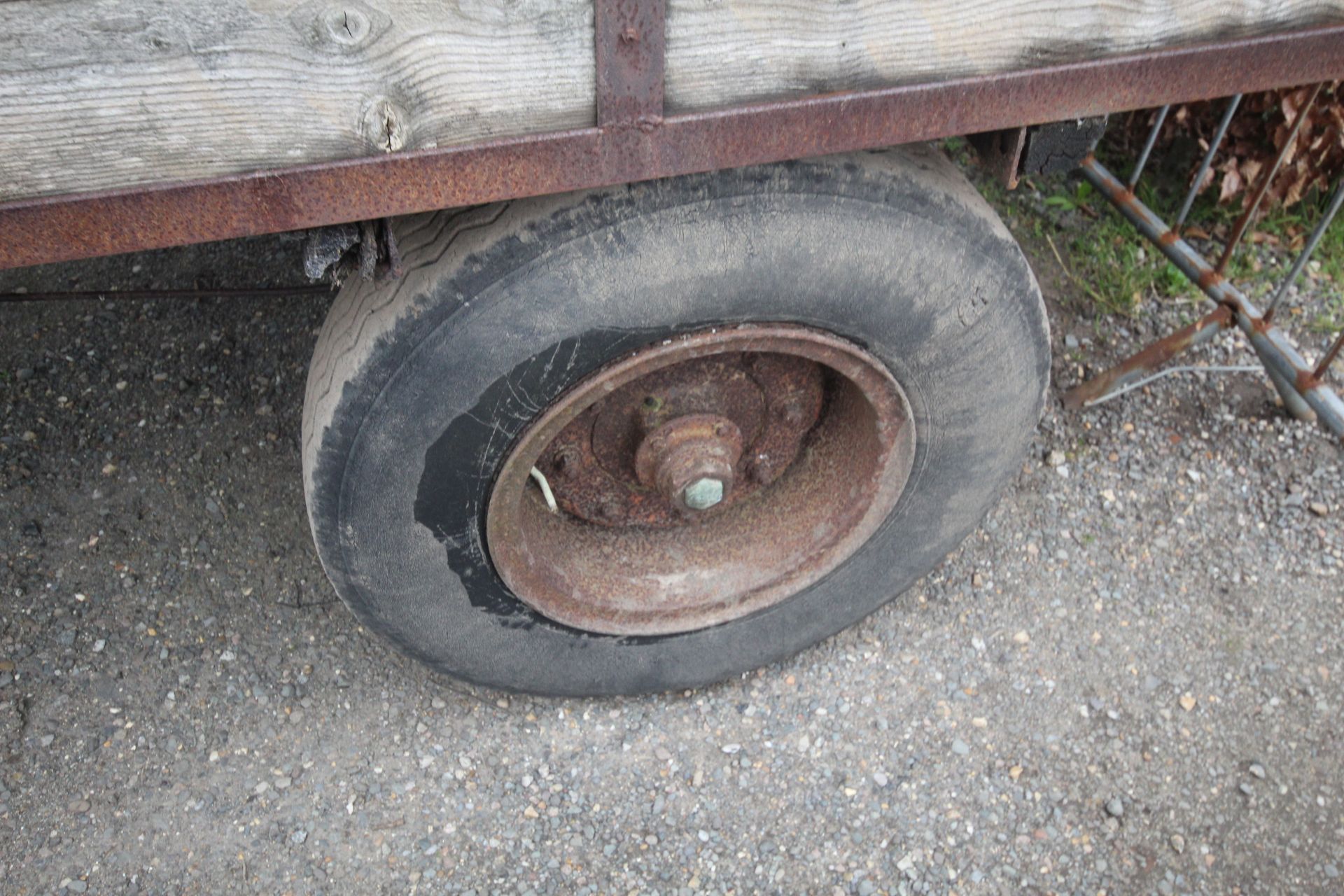 3T single axle tipping trailer. Vendor reports tips well. V - Image 11 of 20