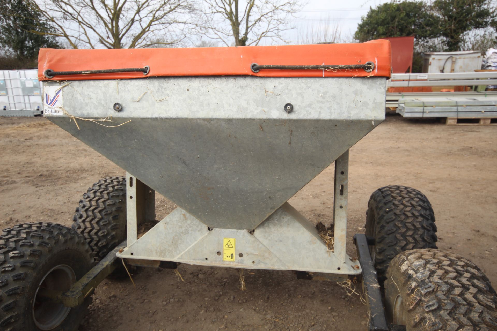 Chapman TF350 Stockfeeder twin axle snacker. V - Bild 8 aus 14