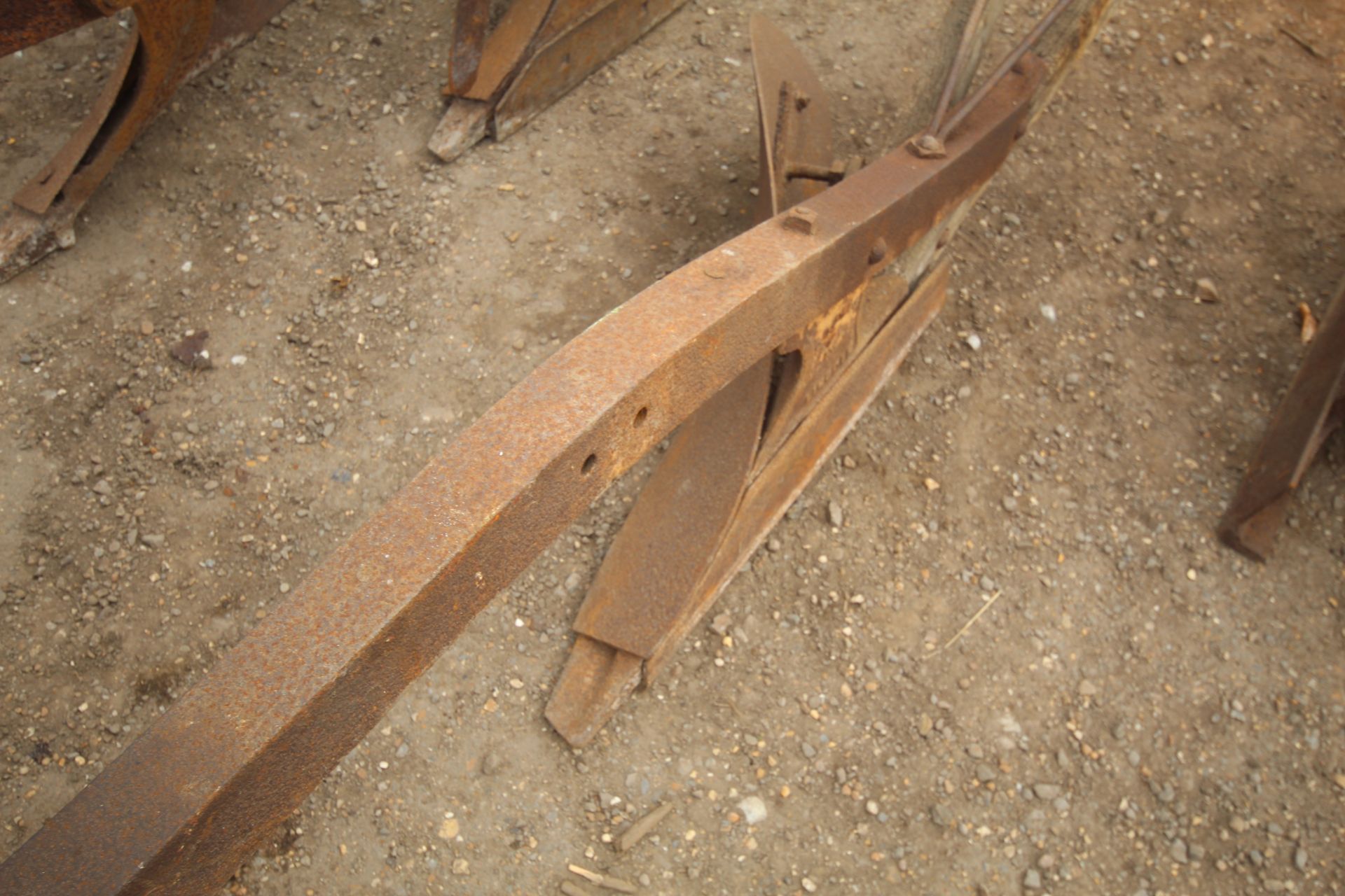 Cooks XL wooden beam horse drawn plough. - Image 5 of 9