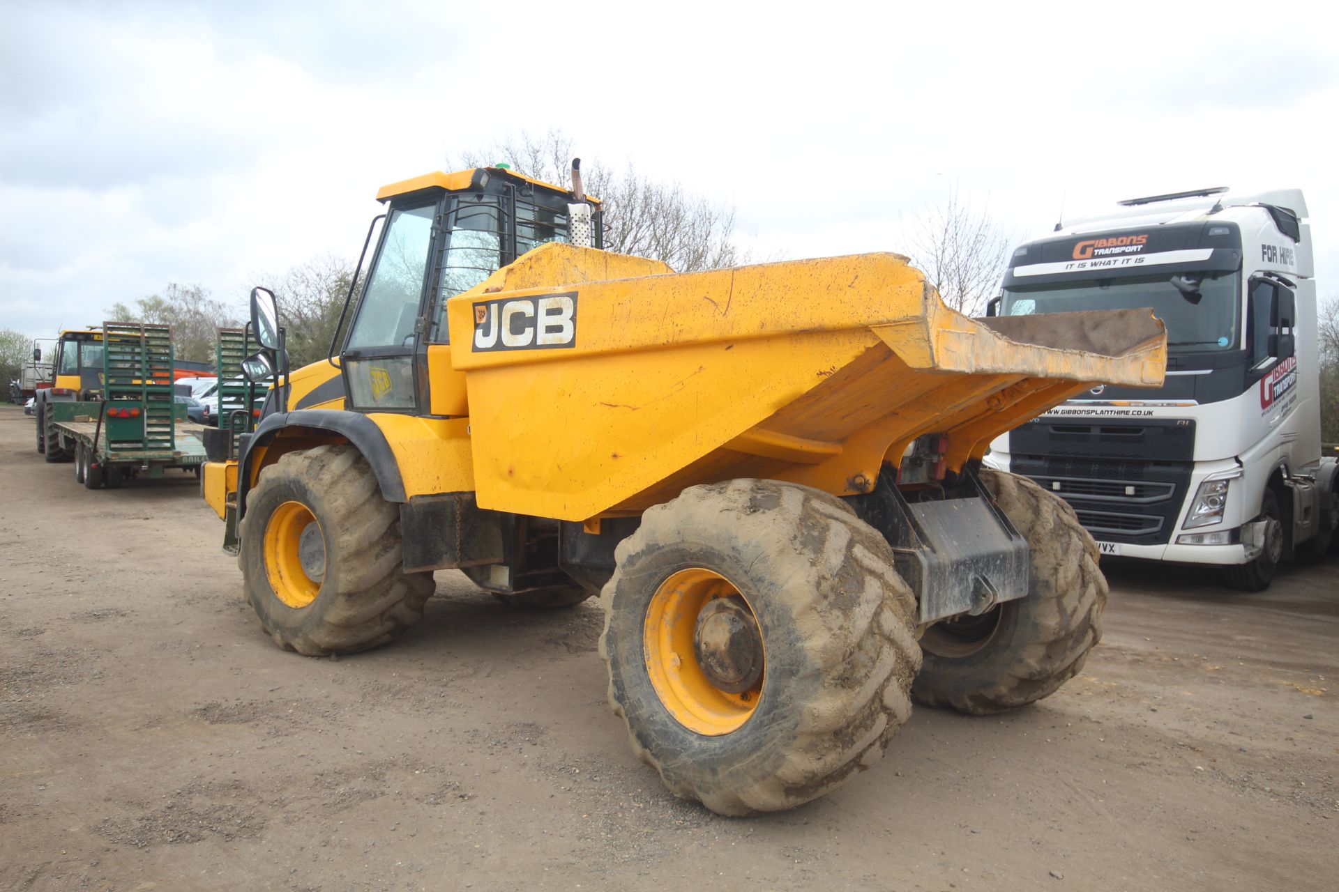 JCB 714 14T 4WD dumper. 2006. 6,088 hours. Serial number SLP714AT6EO830370. Owned from new. Key - Bild 6 aus 108