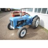 Fordson Dexta 2WD tractor. Registration 4101 PW. Date of first registration 02/02/1962. Key, V5