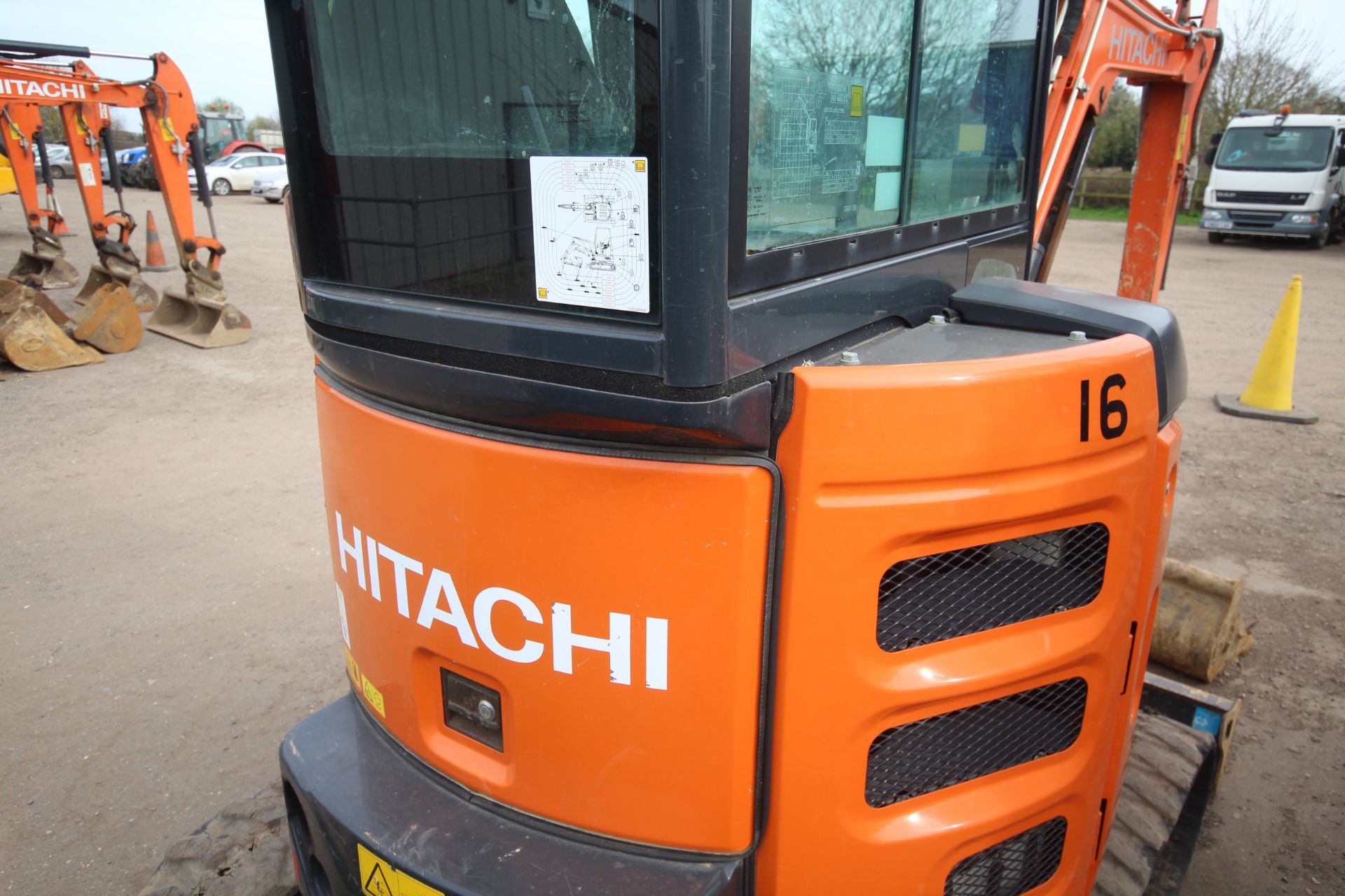 Hitachi Z-Axis 26U-5A 2.6T rubber track excavator. 2019. 2,120 hours. Serial number HCM - Image 22 of 61