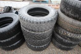 4x 265/65R17  120/117S BF Goodrich A/T tyres part worn. V