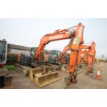 Hitachi Z-Axis 85-USB-5A 8.5T rubber track excavator. 2016. 4,704 hours. Serial number HCM DEE50K