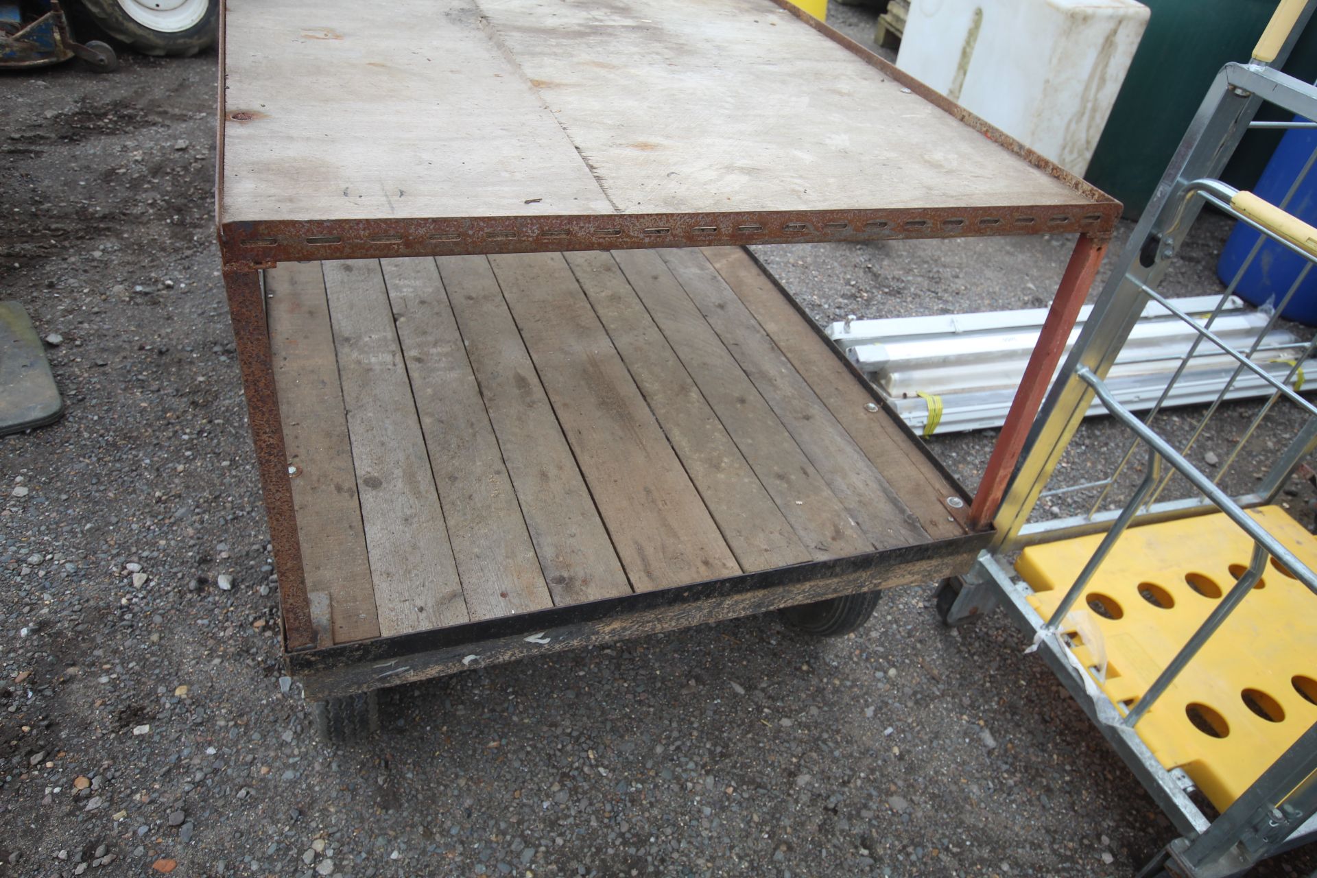 4 wheel yard trolley. - Image 6 of 6