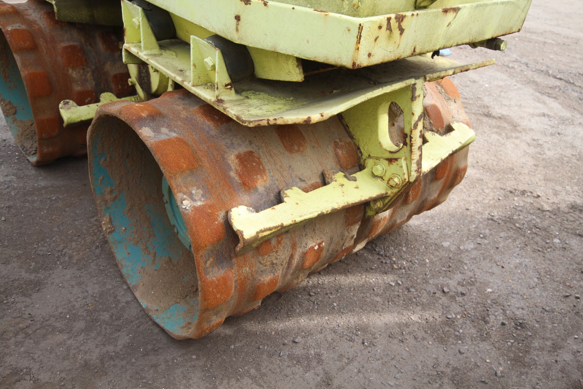 Rammax double drum trench roller. With Hatz diesel engine. Key held. V - Image 8 of 13