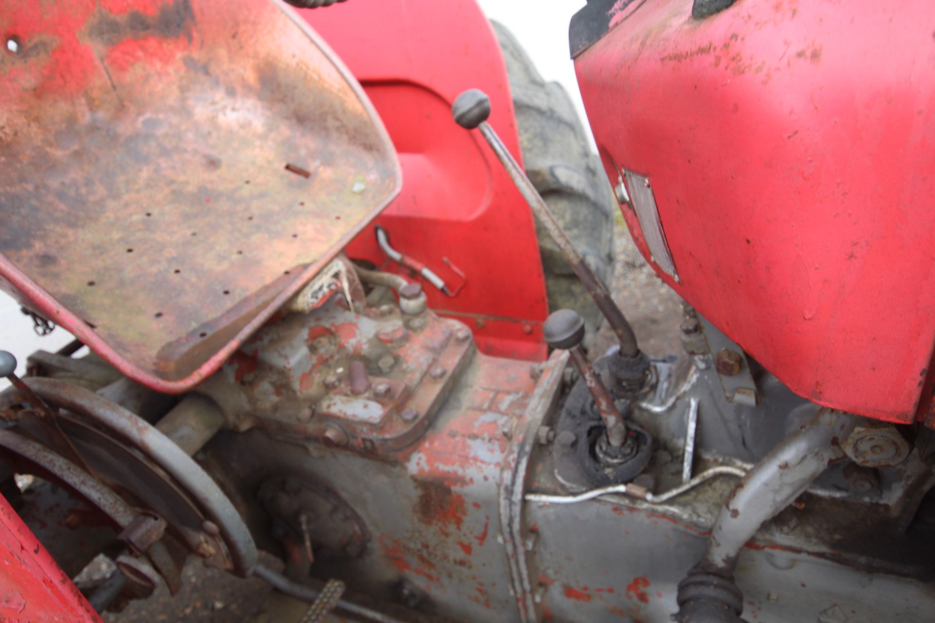 Massey Ferguson 35X 2WD tractor. 1963. Serial number SNMY313859. 11-28 rear wheels and tyres. - Image 28 of 43