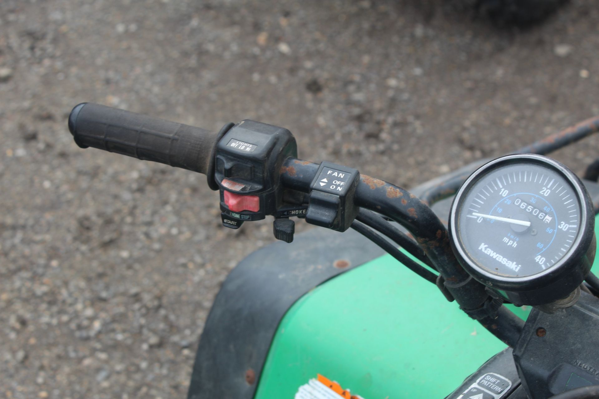 Kawasaki KLF 300 300cc 2WD quad bike. Key held. V - Bild 26 aus 28