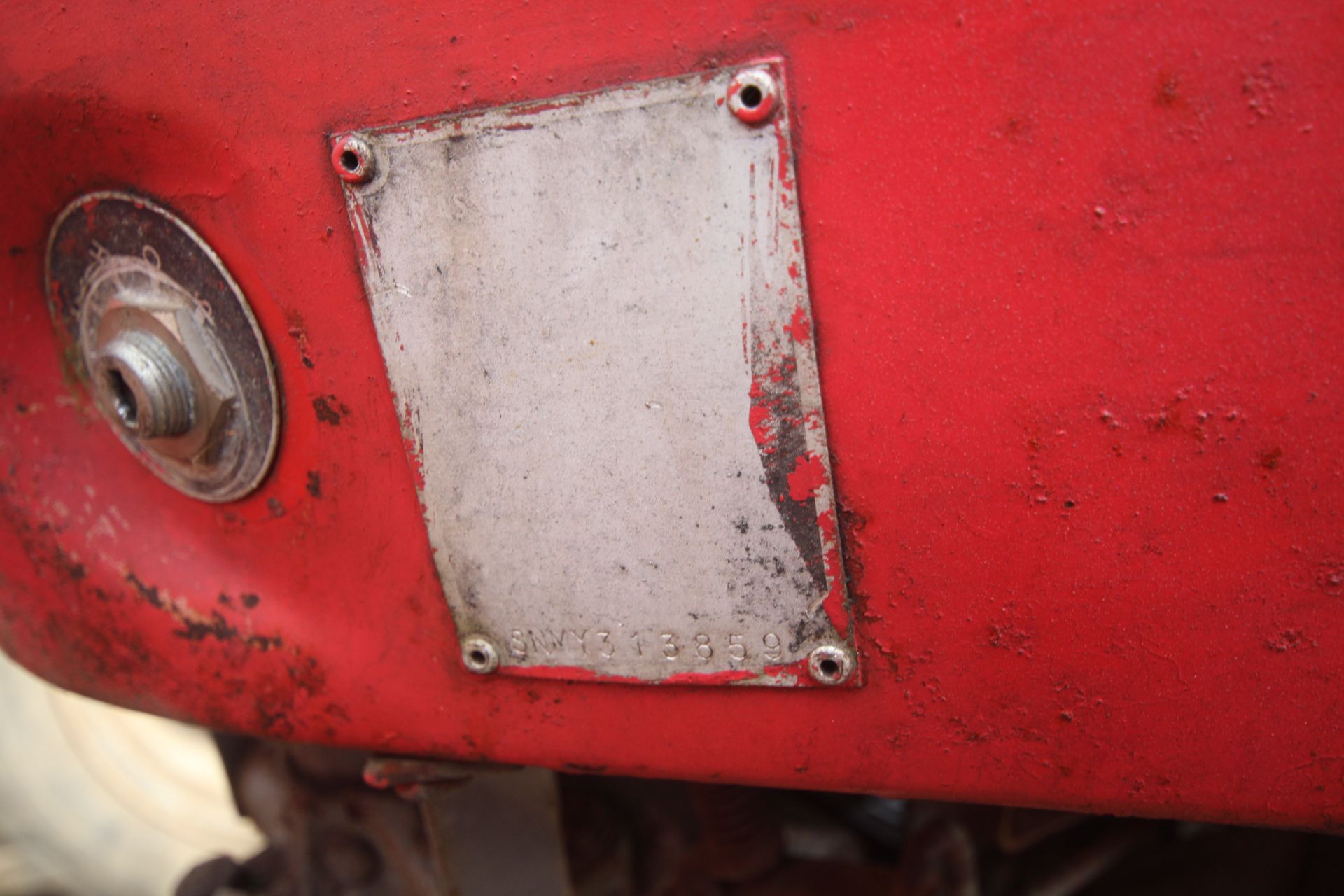 Massey Ferguson 35X 2WD tractor. 1963. Serial number SNMY313859. 11-28 rear wheels and tyres. - Image 41 of 43