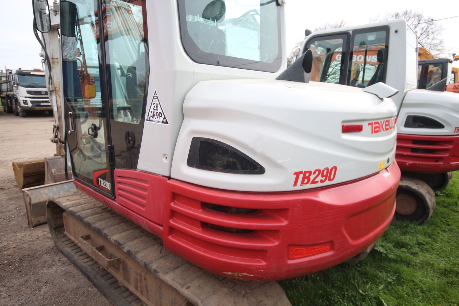 Takeuchi TB290 9T rubber track excavator. 2018. 5,524 hours. Serial number 190200976. With 4x - Image 30 of 68