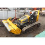 McConnel Robocut remote control rubber track flail mower. 2015. 1,285 hours. Serial number M1538518.