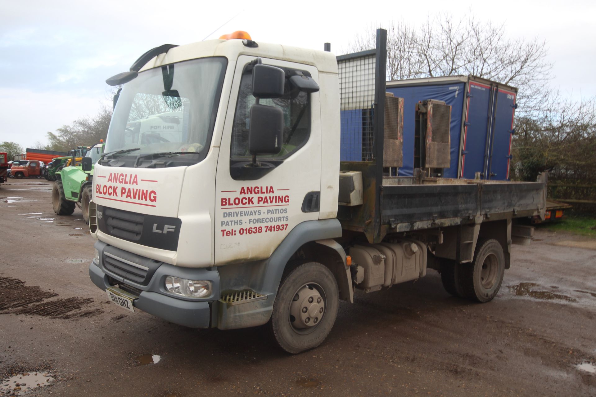 Leyland DAF FL45-150 7.5T manual 4x2 drop side tipper. Registration DX11 GHZ. Date of first - Image 2 of 53