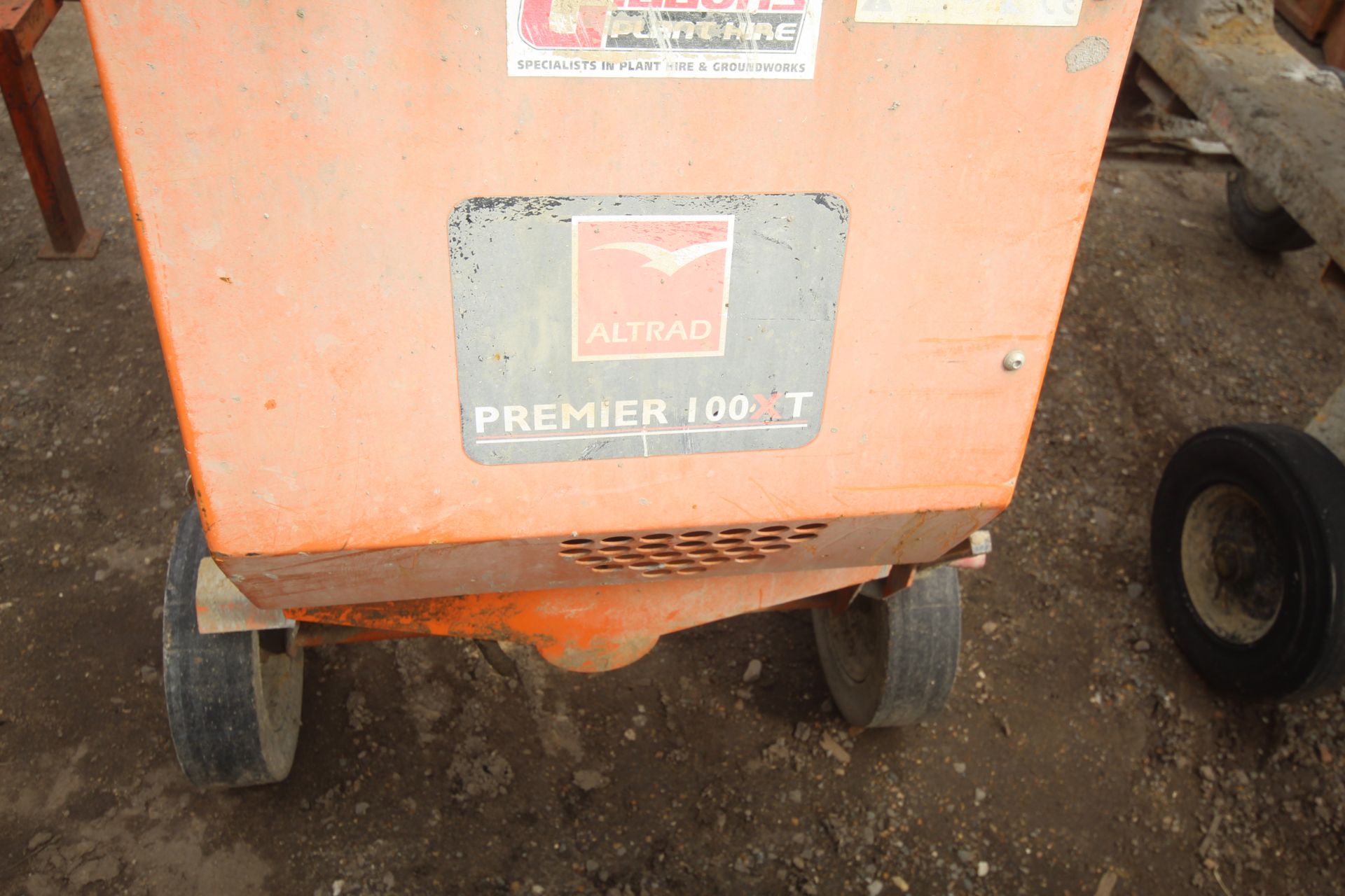 Belle Altrad Premier 100XT diesel site mixer. For sale on behalf of the Directors, pending - Image 6 of 18