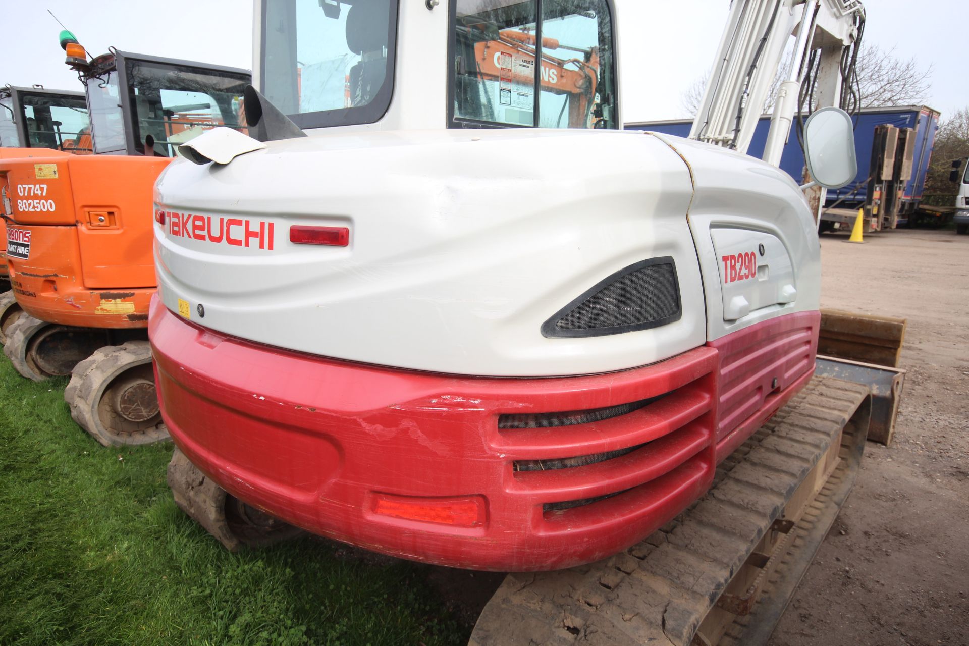 Takeuchi TB290 9T rubber track excavator. 2018. 5,524 hours. Serial number 190200976. With 4x - Image 27 of 68