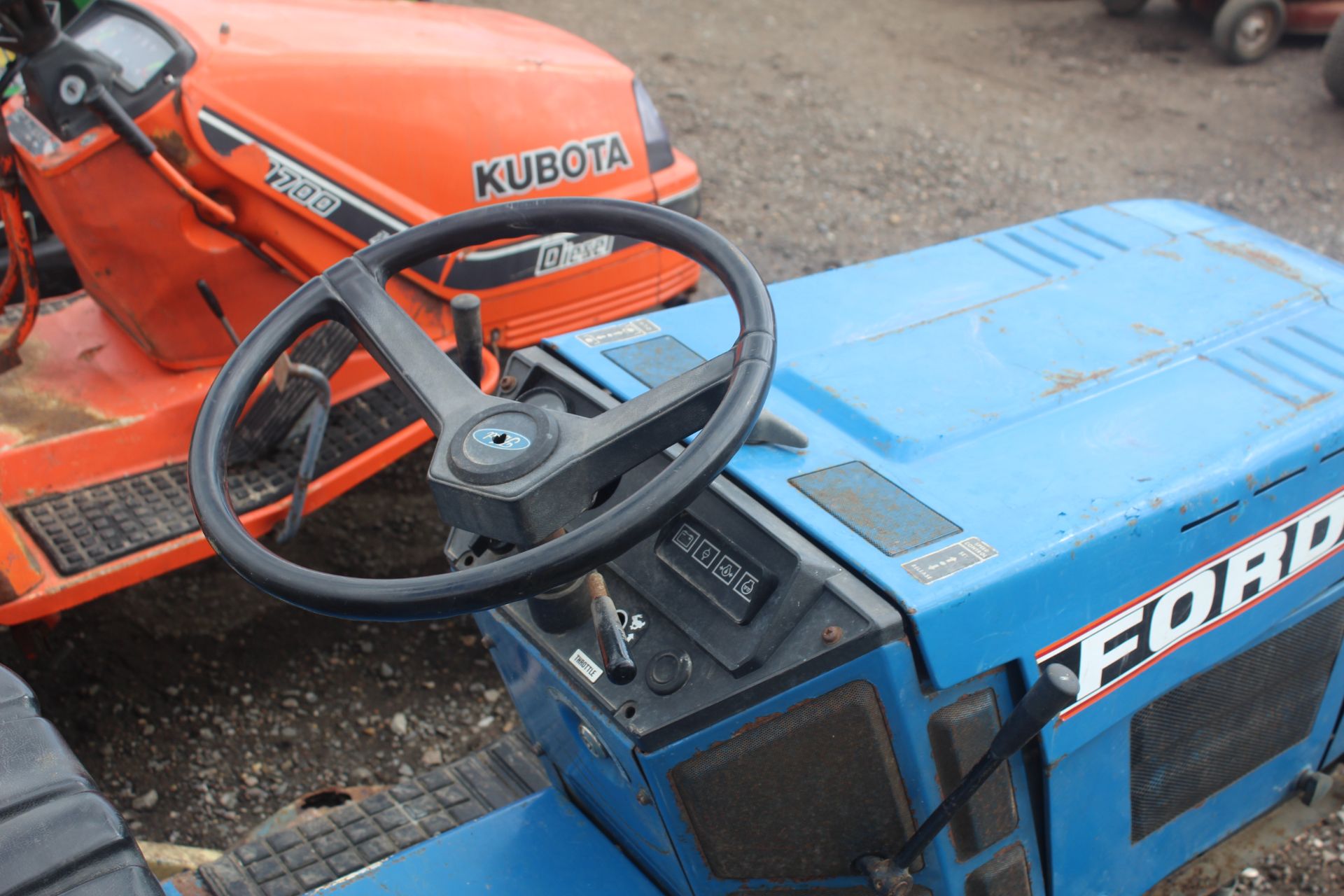 Ford LGT14D diesel hydrostatic ride-on mower. Key held. - Image 13 of 21