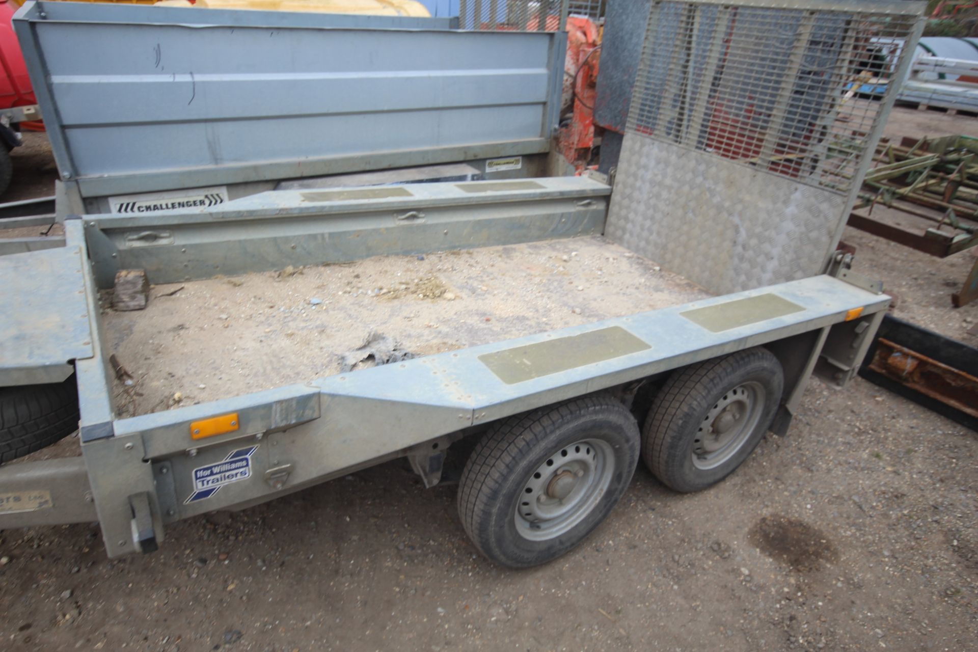 Ifor Williams GX84 8ft x 4ft twin axle plant trailer. With full width ramp. For sale on behalf of - Image 28 of 32