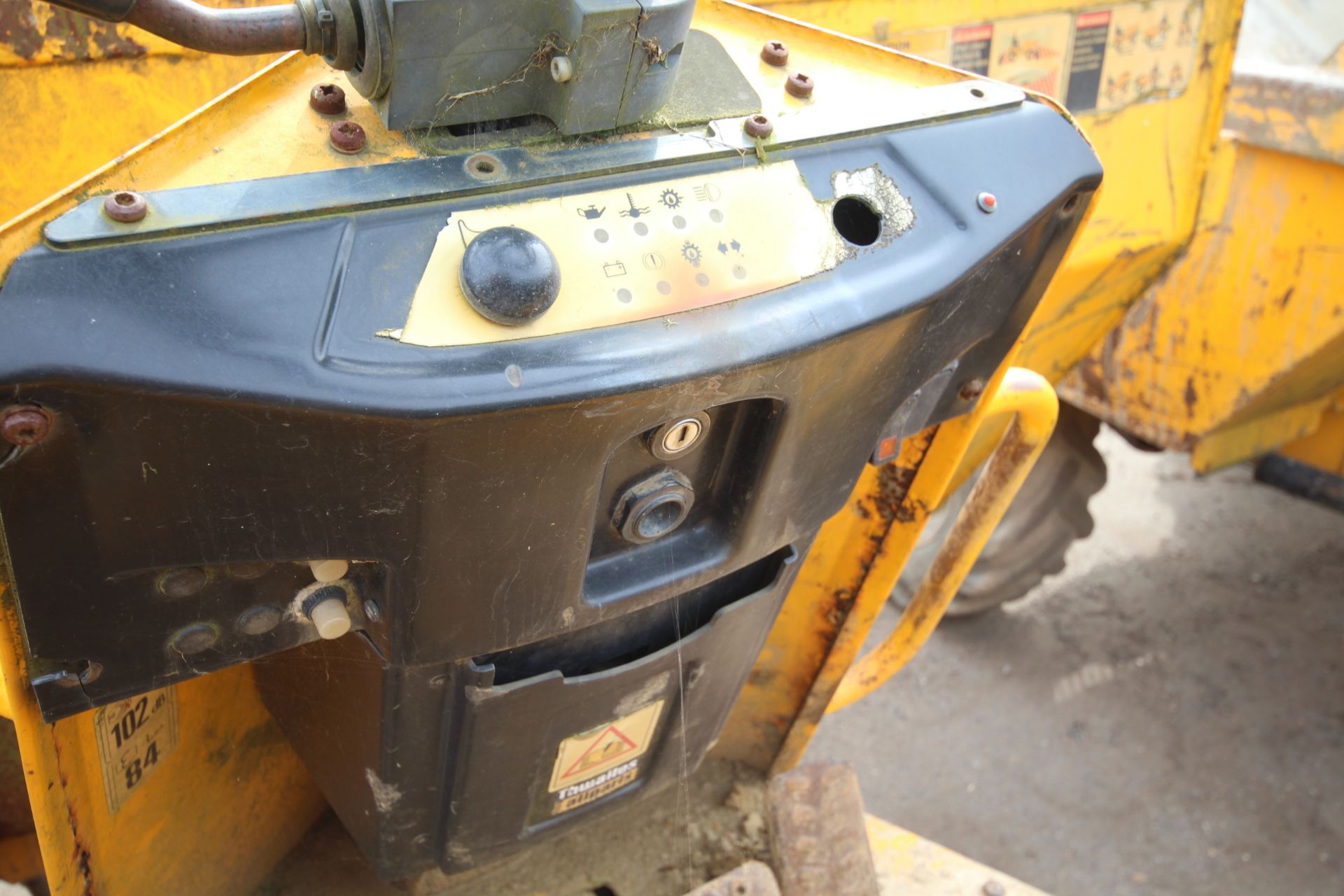 Thwaites 6T 4WD dumper. 2007. 4,971 hours. Serial number SLCM565ZZ706B4658. 405/70-20 wheels and - Image 27 of 35