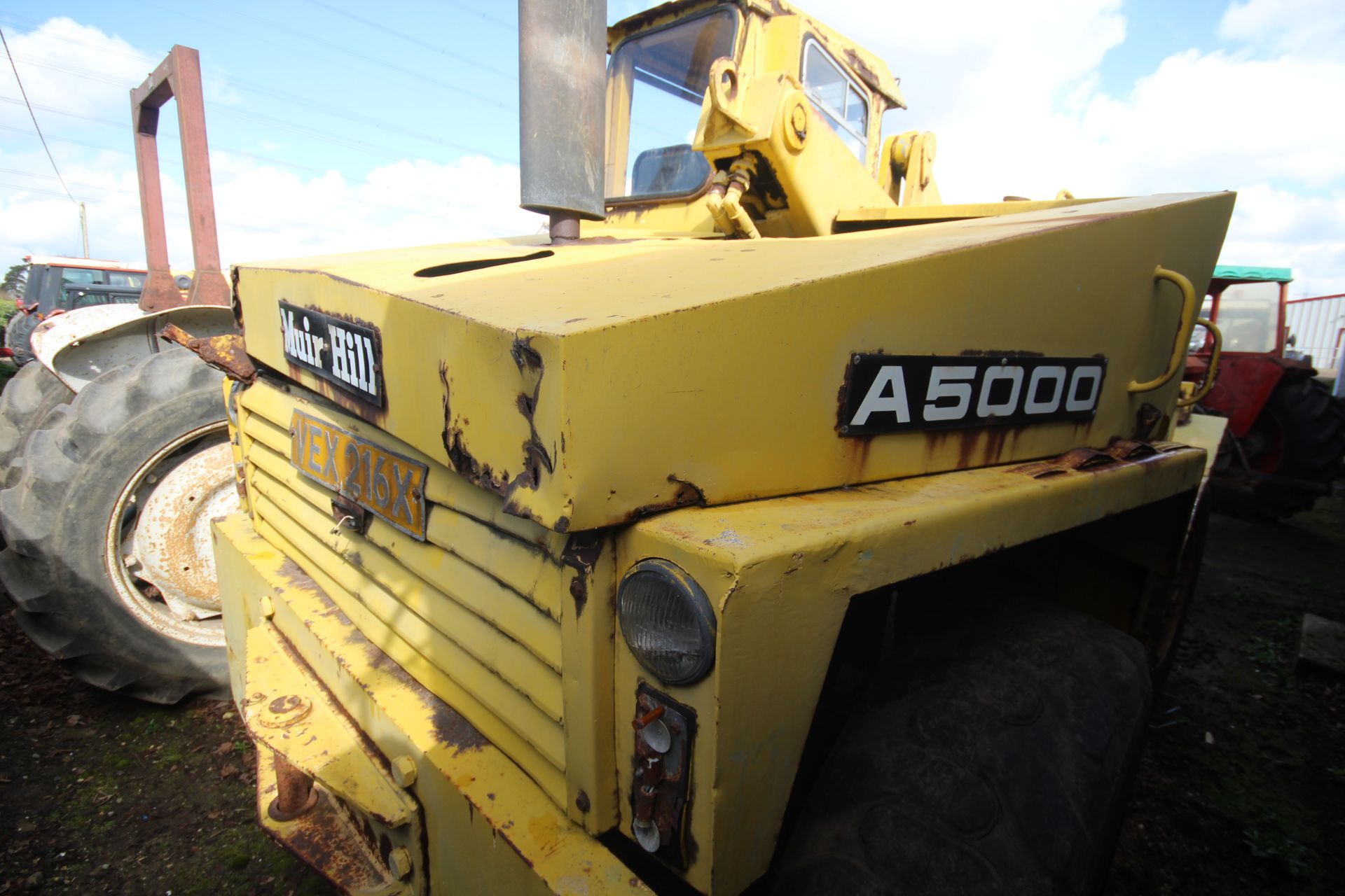 Muir Hill A5000 4WD loader. Registration VEX 216X (no paperwork). Date of first registration 18/08/ - Image 29 of 57