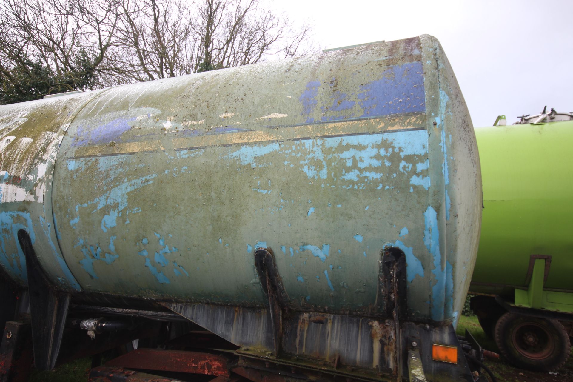 c.16,000L three compartment stainless steel artic bowser. With dolly, chemical locker and Honda - Image 8 of 53