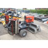 Ransomes Jacobson T-Plex 185 D 3WD triple gang fine-cut ride-on mower. 2,690 hours. With