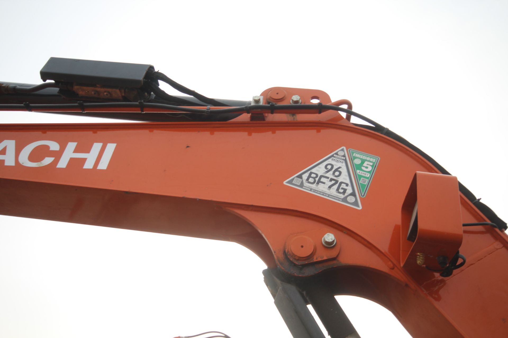 Hitachi ZX55U-6 CLR 5.5T rubber track excavator. 2022. 757 hours. Serial number HCMAEQ50H00061201. - Image 41 of 71