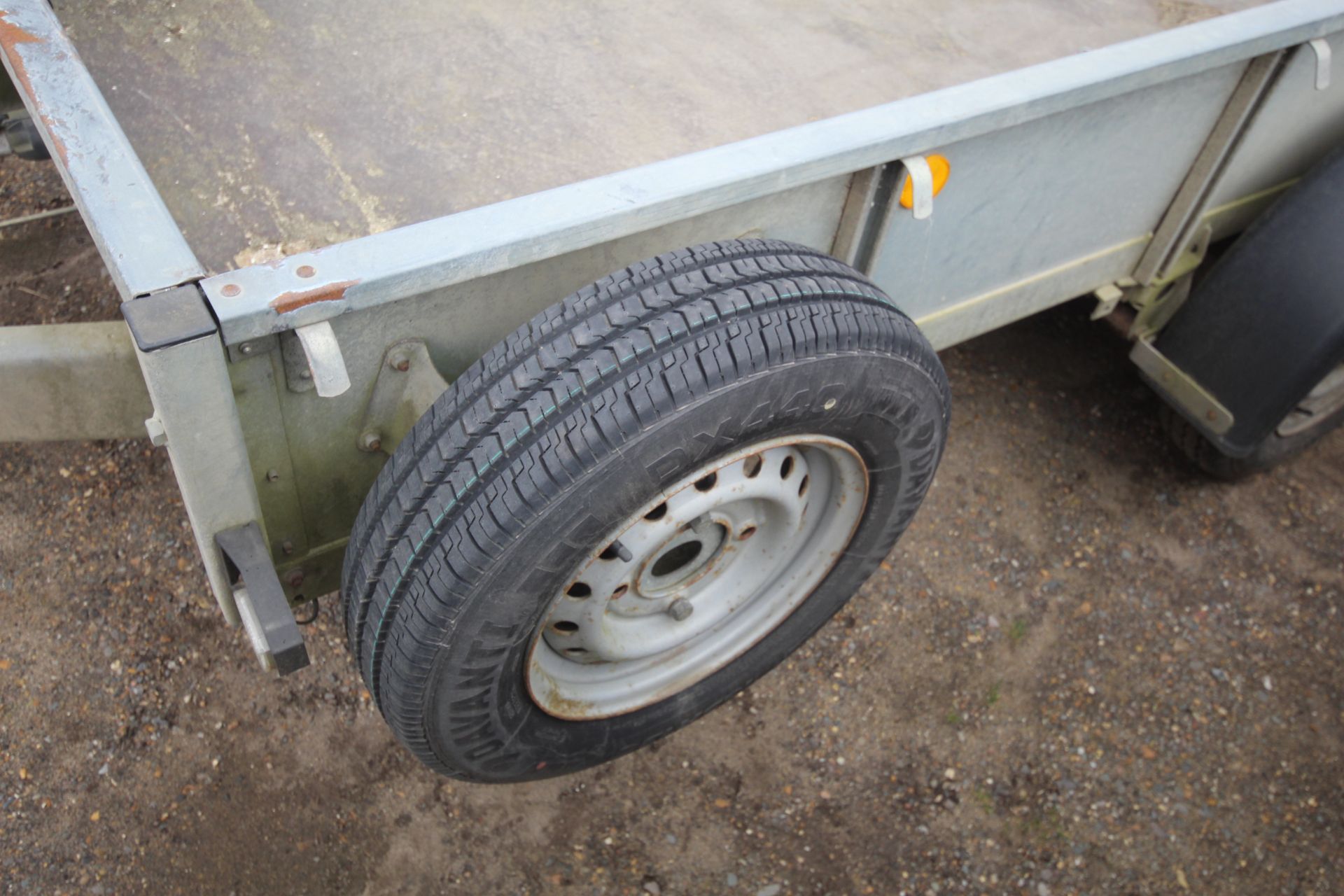 Ifor Williams GD125 MK3 12ft x 5ft twin axle general purpose trailer. With full width ramp. Key - Image 5 of 34