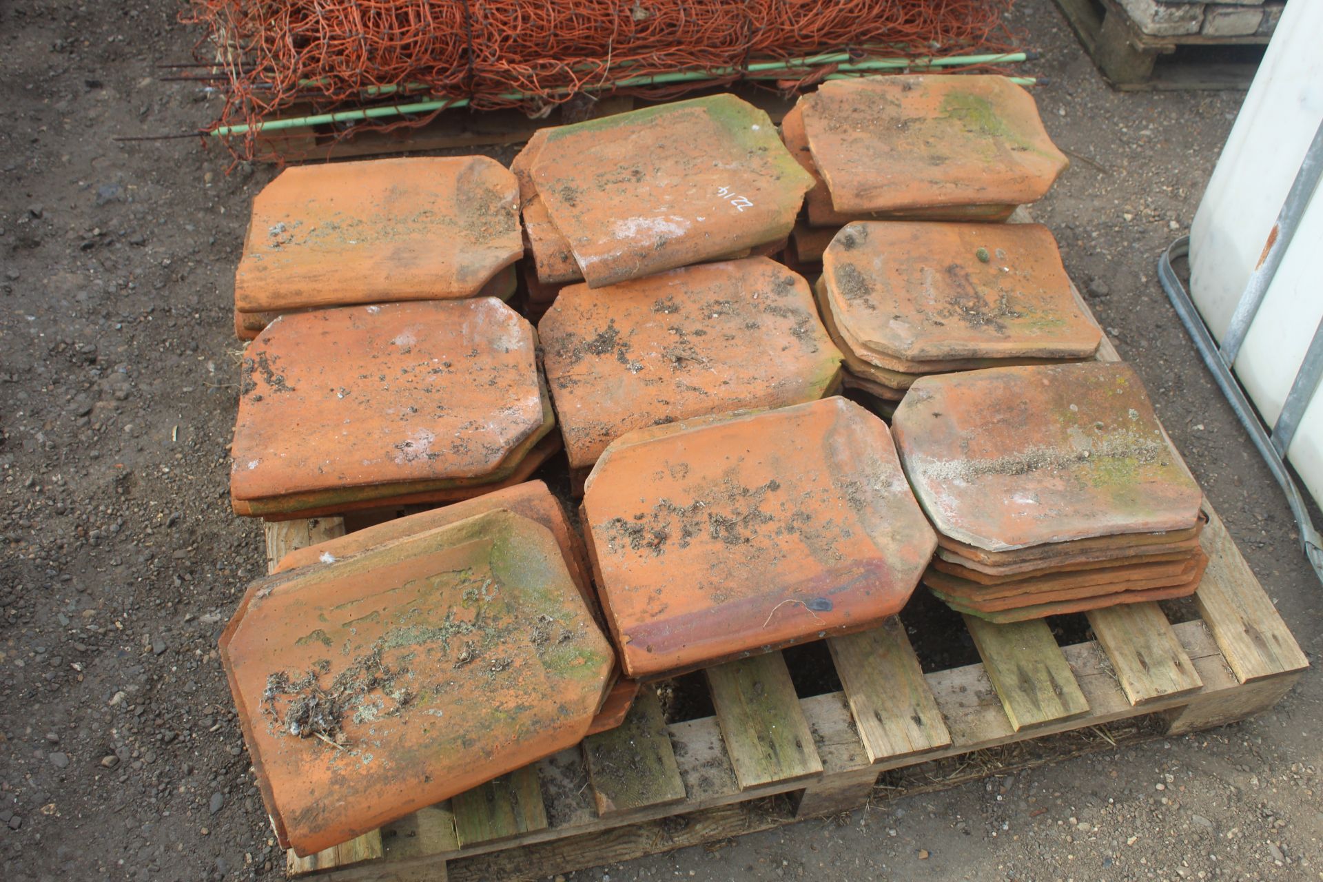 Pallet of pan tiles.