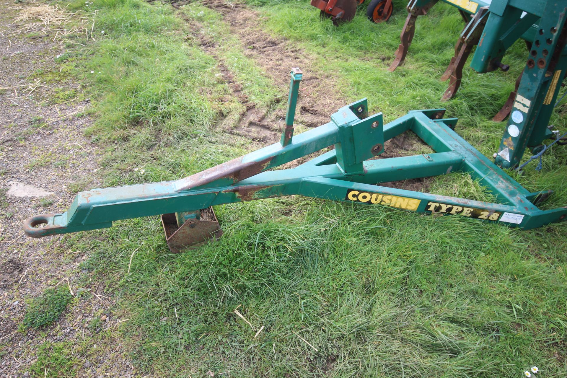 Cousins Type 28 3.4m trailed double press. With DD style rings and leading tines. From a local - Image 2 of 31