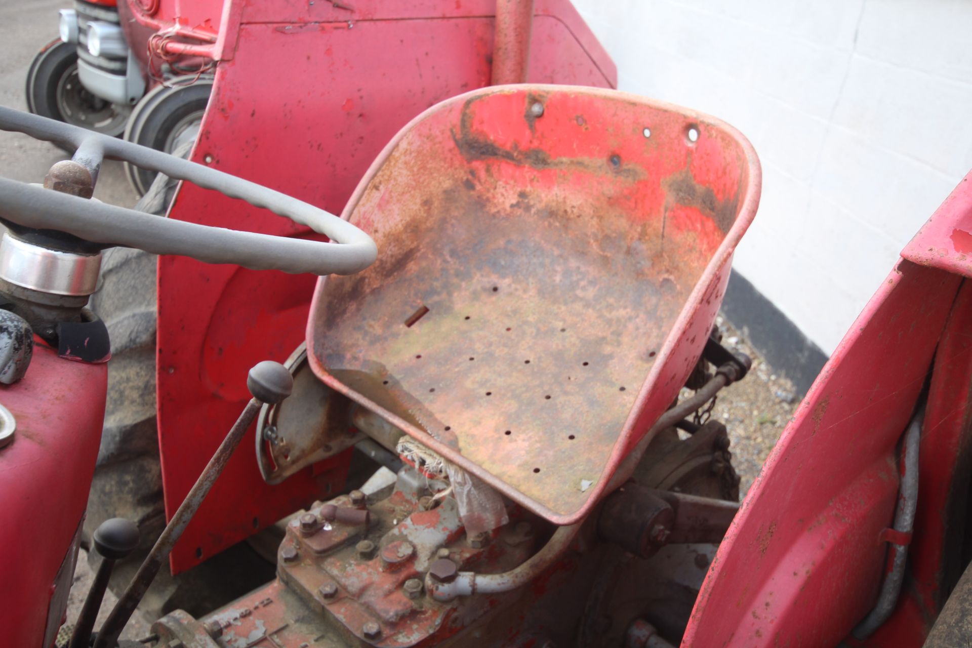 Massey Ferguson 35X 2WD tractor. 1963. Serial number SNMY313859. 11-28 rear wheels and tyres. - Image 14 of 43