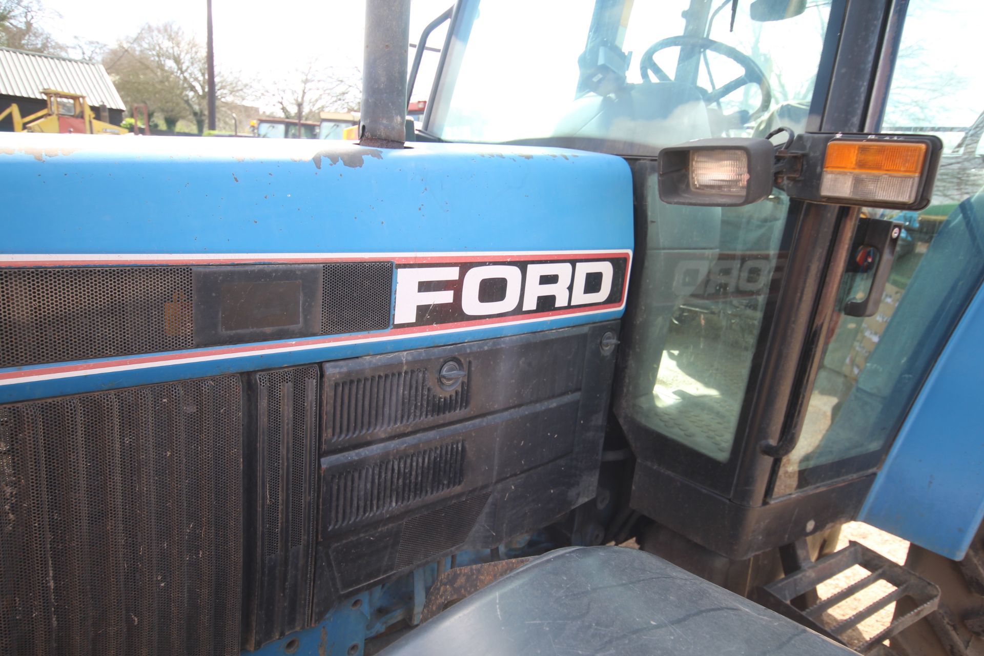 Ford 6640 Powerstar SLE 4WD tractor. Registration M622 WVW. Date of first registration 09/01/1995. - Image 8 of 67