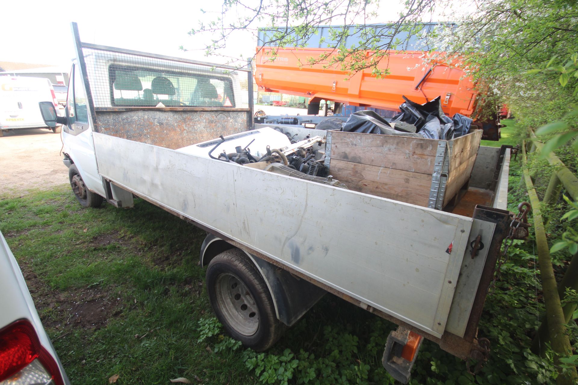 Ford Transit 350 2.4L diesel manual drop side tipper. Registration AD60 YML. Date of first - Image 3 of 35