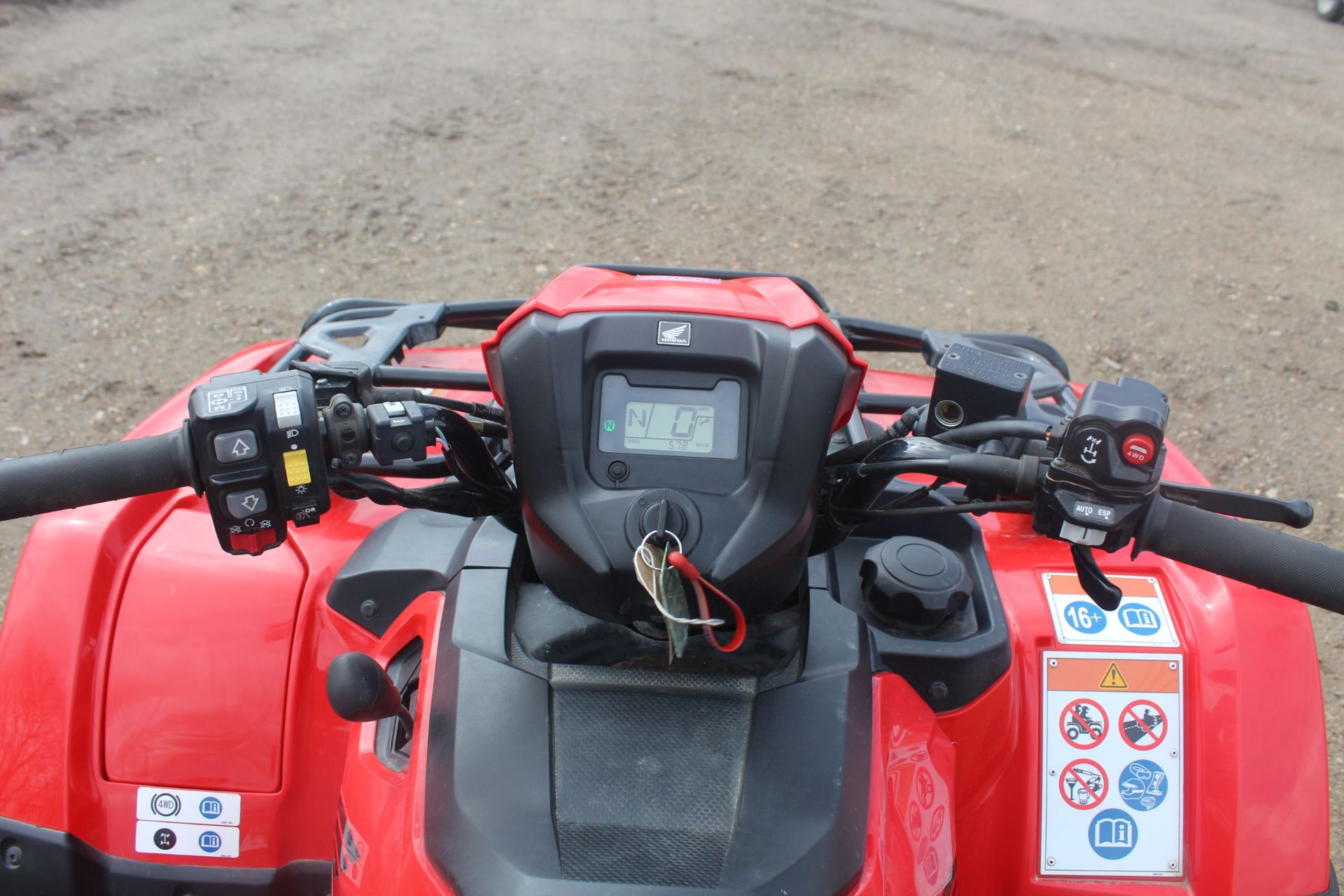 Honda TRX 500 Automatic DCT 4WD quad bike. Registration AU65 FSS. Date of first registration 01/11/ - Image 38 of 42