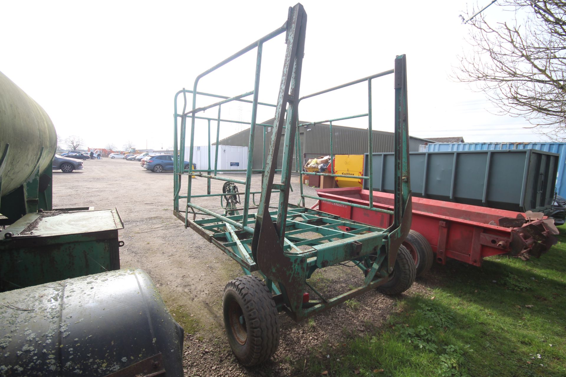 Farmhand trailed 56 bale carrier. V - Image 4 of 23