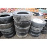 Ford Ranger Wildtrack alloy wheels and tyres. As new. One spare tyre.