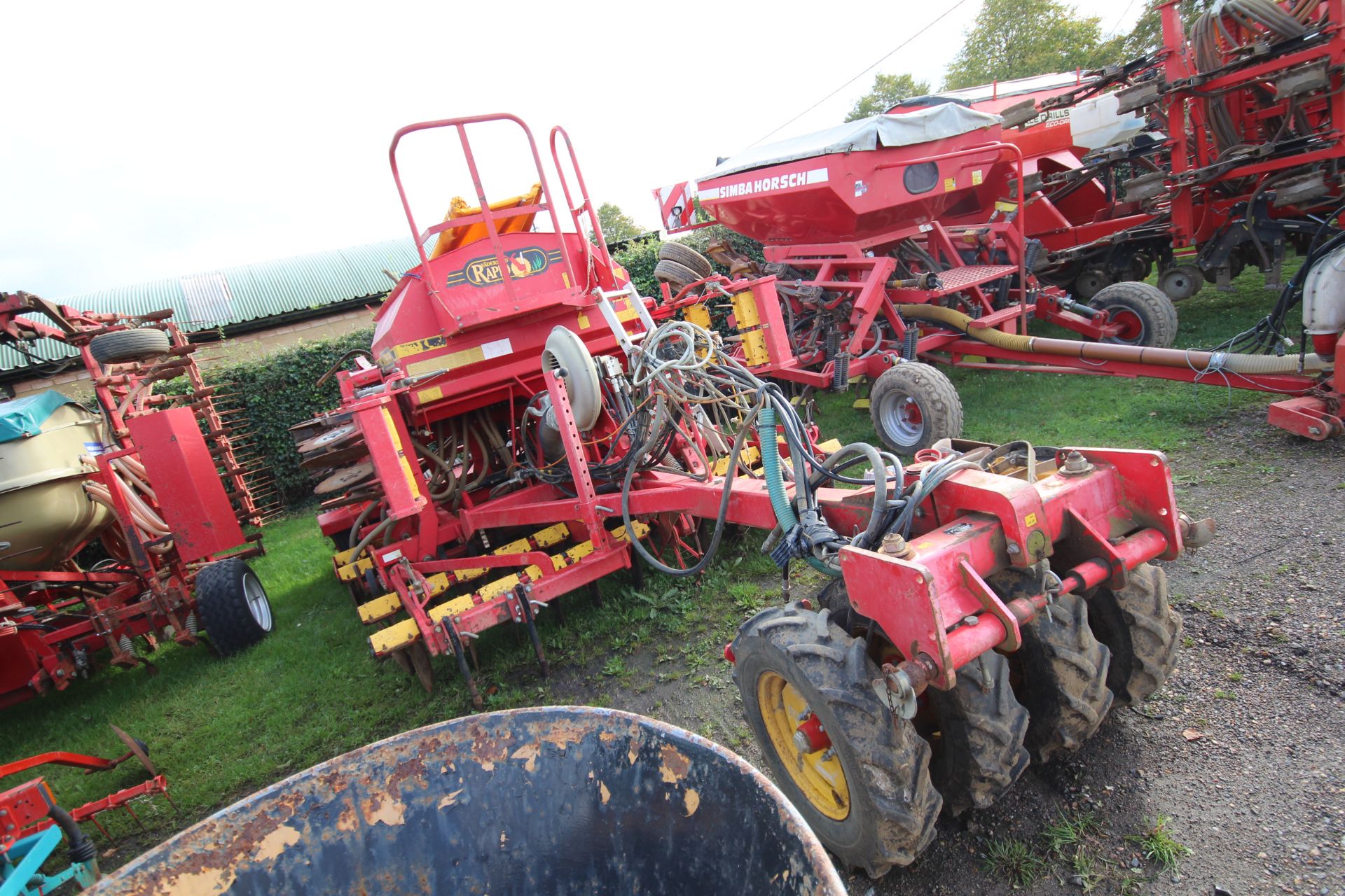 Vaderstad Rapid 400F 4m System Disc drill. With smooth tyre packer, front packer and spares. Control - Image 2 of 56