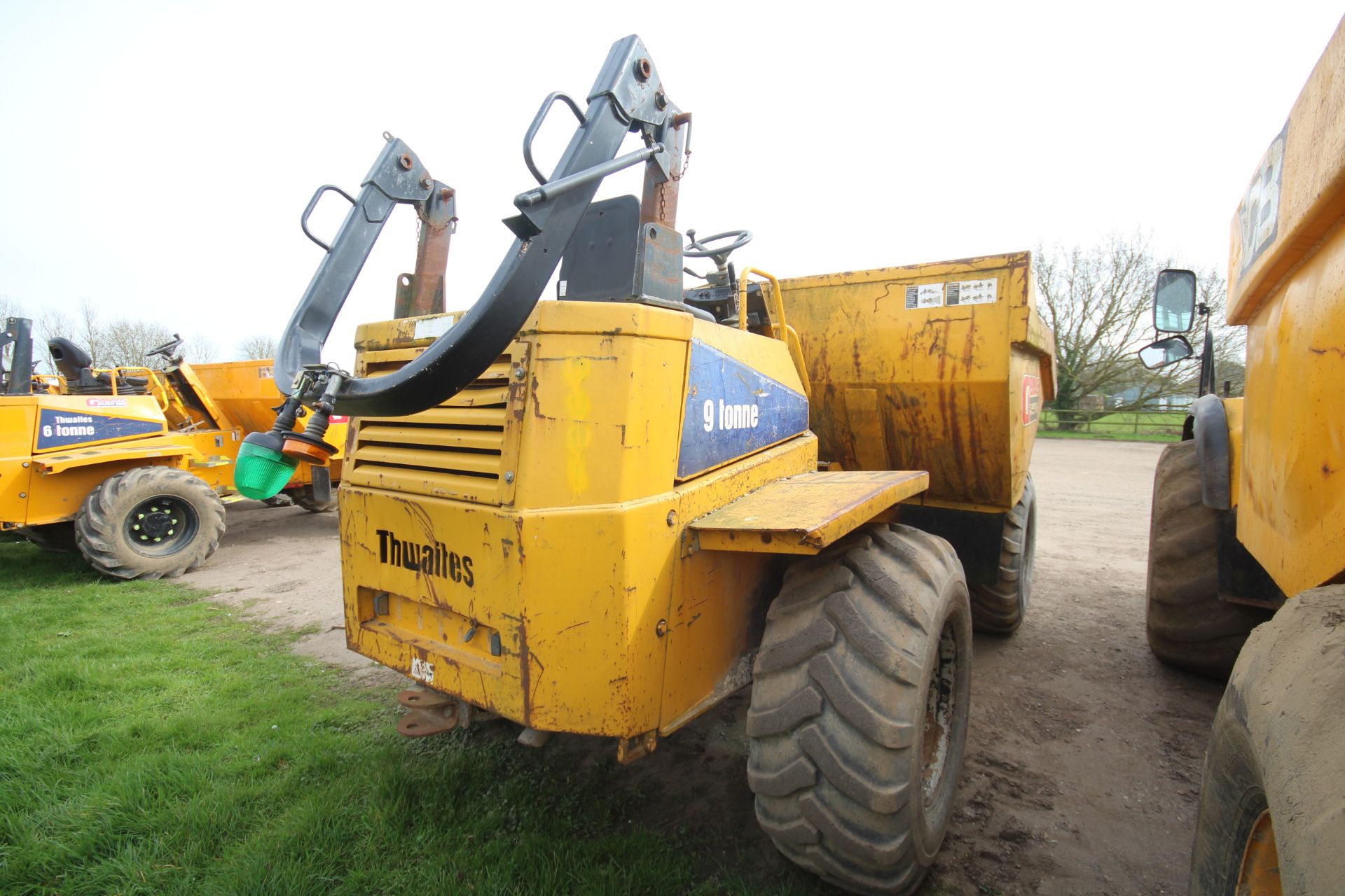 Thwaites 9T 4WD dumper. 2005. Unknown hours. Serial number SLCM39022507A6719. 500/60-22.5 wheel - Image 3 of 32