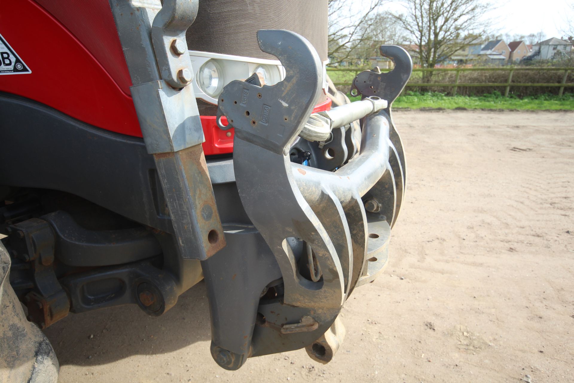 Massey Ferguson 8737 4WD tractor. Registration AY17 AVG. Date of first registration 14/03/2017. 4, - Image 9 of 104