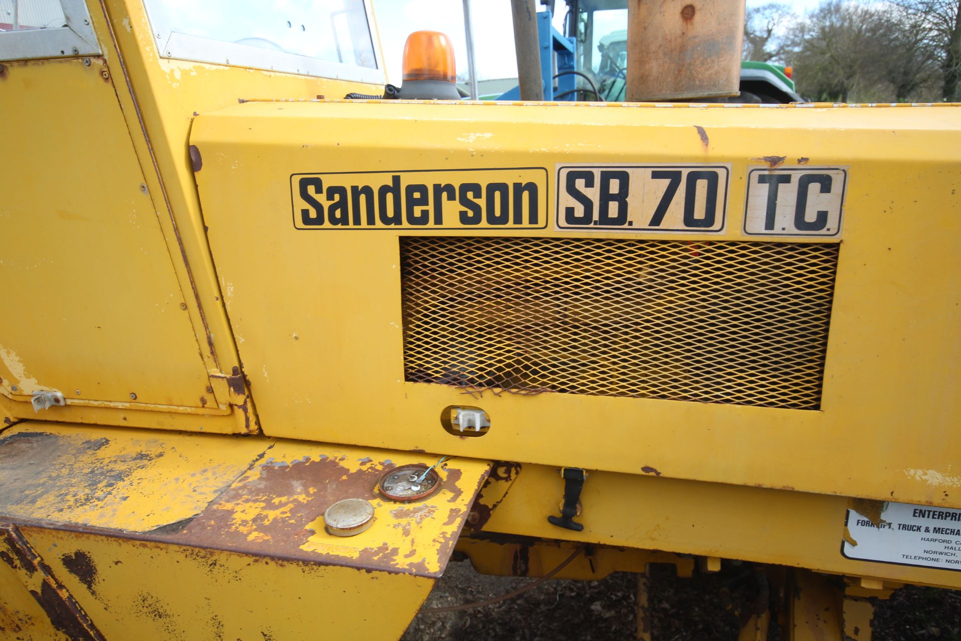 Sanderson SB70 TC 2WD rough terrain forklift. Registration KNG 916V. Date of first registration 03/ - Image 29 of 57