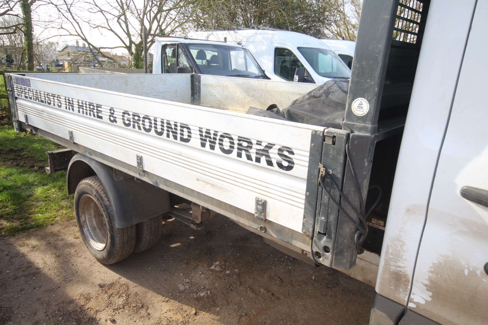 Ford Transit 350 2L diesel manual drop-side tipper. Registration AY18 NSU. Date of first - Image 13 of 64