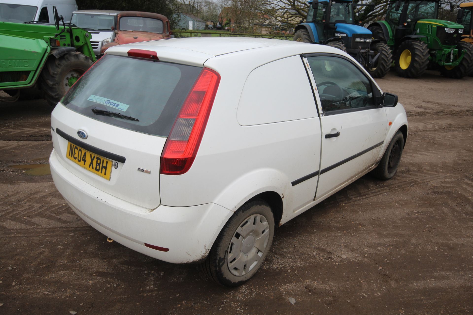 Ford Fiesta TDCi 1.4L diesel van. Registration NC04 XBH. Date of first registration 22/06/2004. 92, - Image 2 of 48