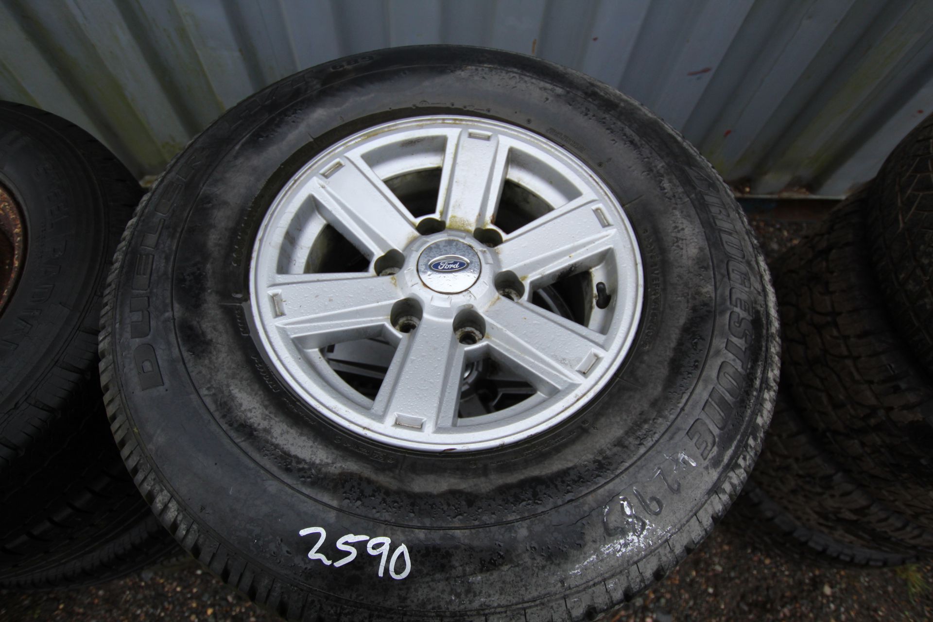 4x Ford Ranger wheels and tyres. V - Image 2 of 7