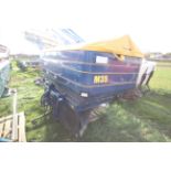 Bogballe M35W1 24m twin disc fertiliser spreader. 2019. Serial number 316. With weight cells and