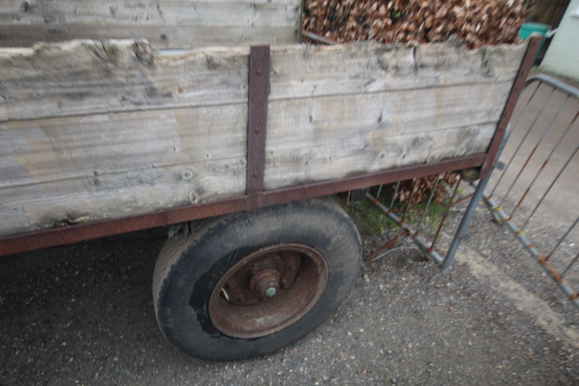 3T single axle tipping trailer. Vendor reports tips well. V - Image 10 of 20