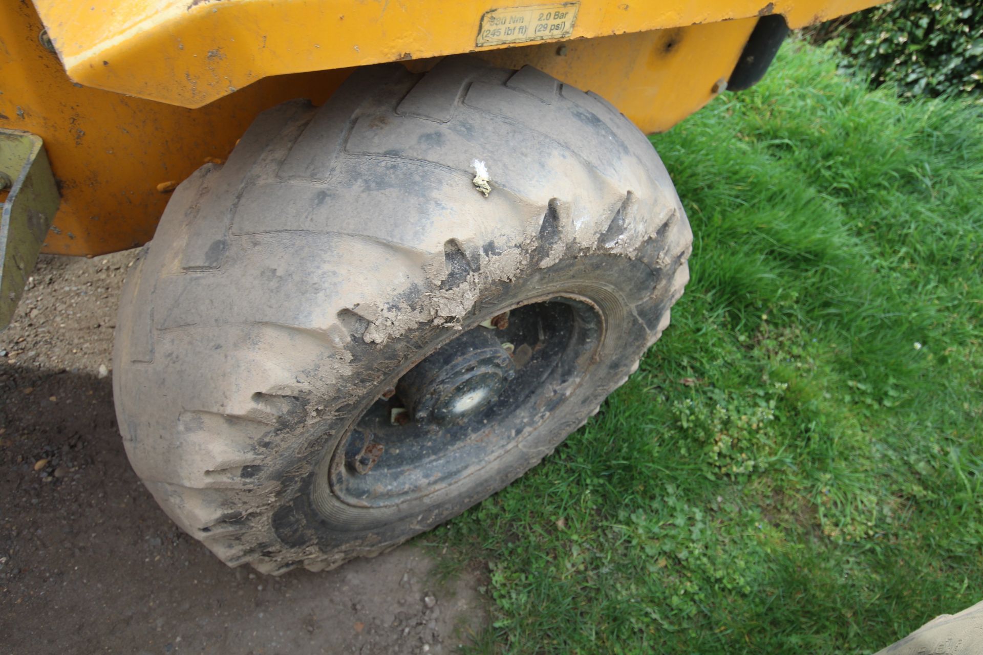 Thwaites 3T 4WD swivel tip dumper. 2014. 996 hours. Serial number SLCM573Z1409C9704. 11.5/80-15.3 - Image 19 of 34