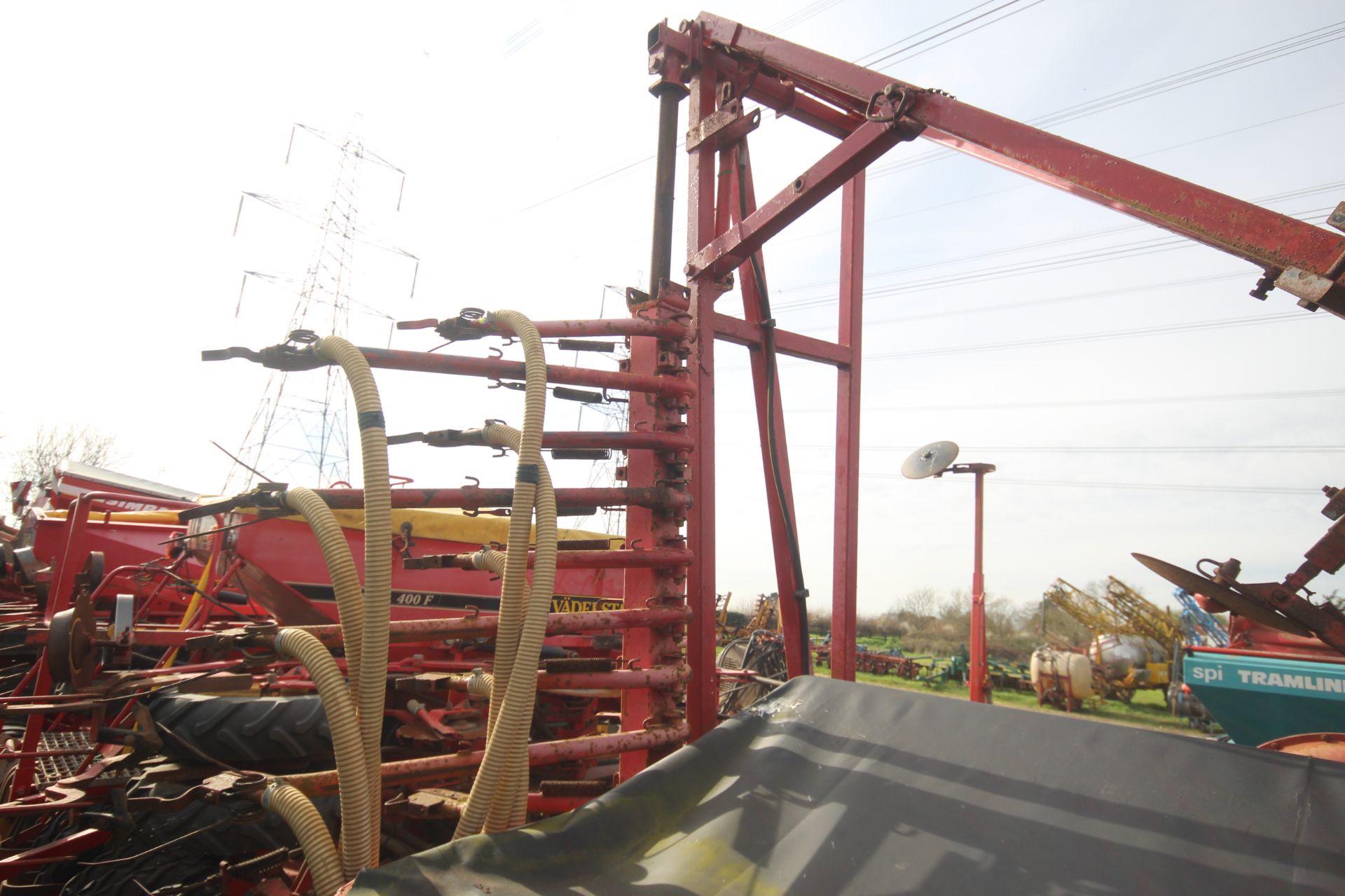 Massey Ferguson/ Vicon LZ510 hydraulic folding Suffolk coulter drill. - Image 14 of 25