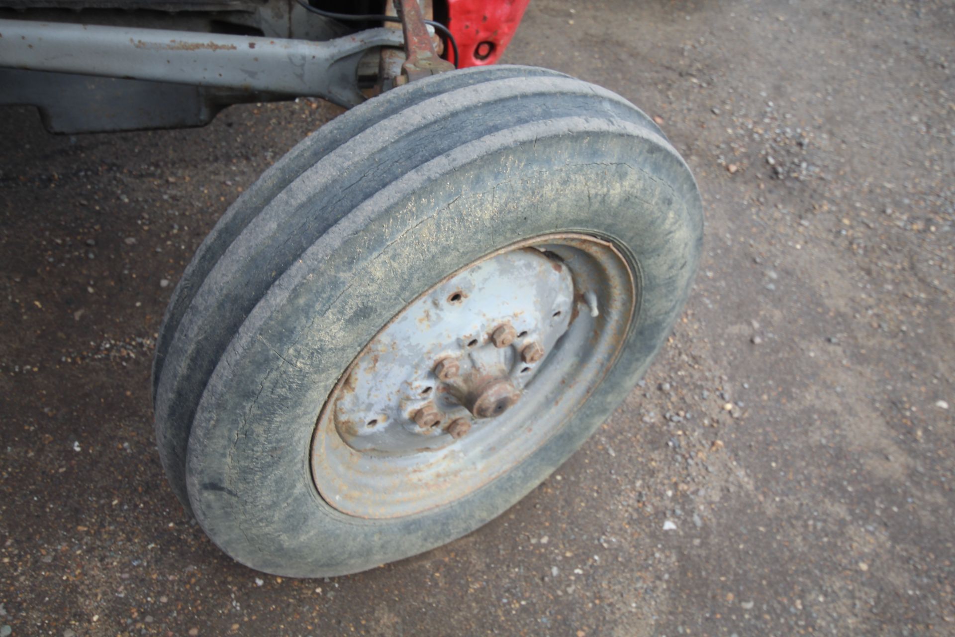 Massey Ferguson 35X 2WD tractor. 1963. Serial number SNMY313859. 11-28 rear wheels and tyres. - Image 36 of 43