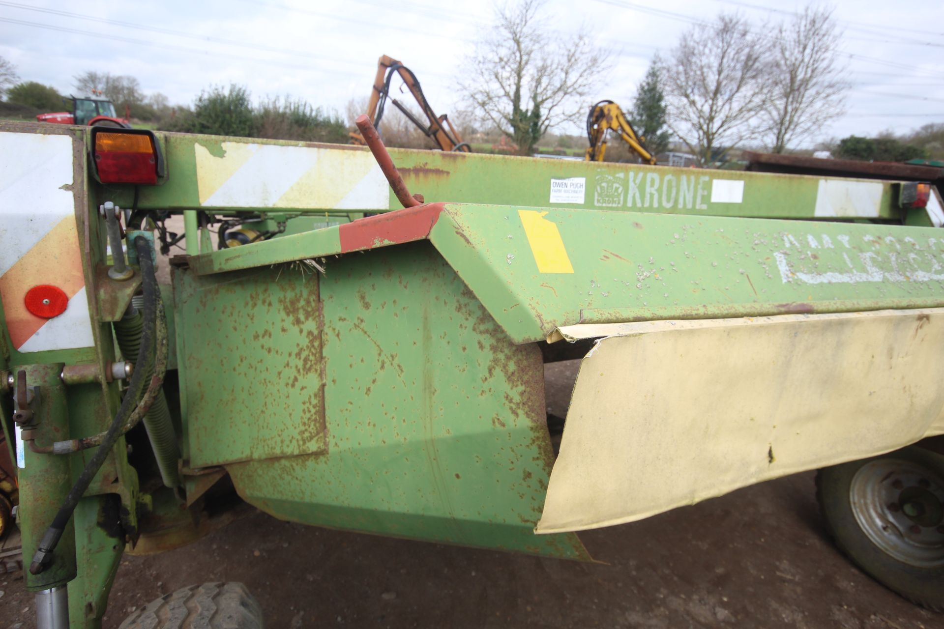 Krone 10ft trailed disc mower (no conditioner, removed). Model AM323CV. Serial number 379033. V - Bild 13 aus 18