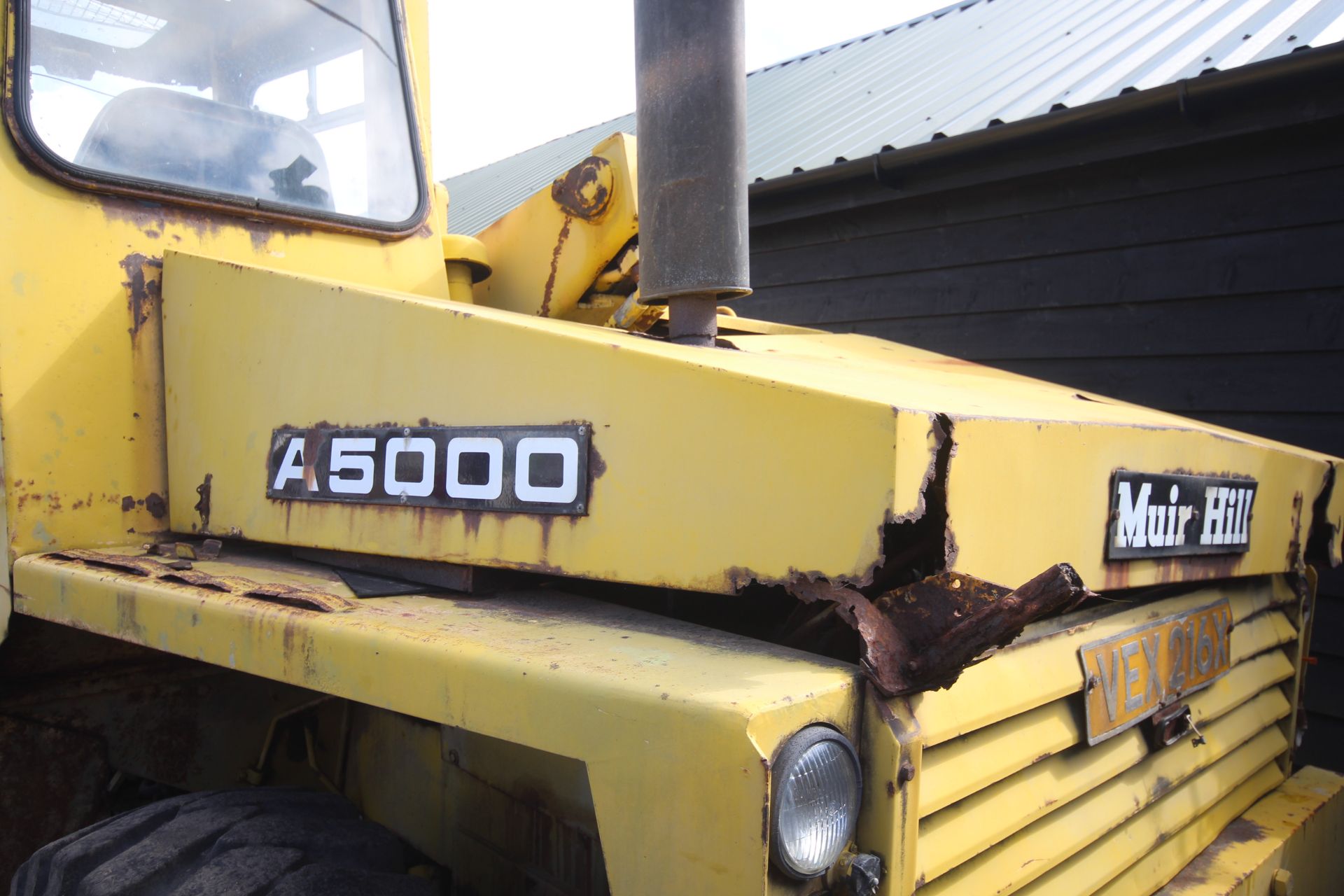 Muir Hill A5000 4WD loader. Registration VEX 216X (no paperwork). Date of first registration 18/08/ - Image 26 of 57